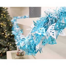 Christmas Concepts® 3 m / 9.8 ft chunky / fine Christmas tinsel - Christmas decoration - high-quality tinsel