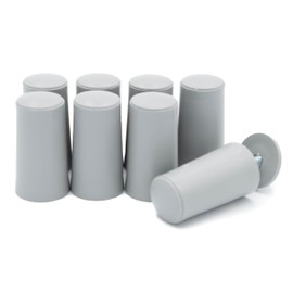 8 x roller shutter stoppers, colour: grey/brown/white/anthracite/black (grey closed)