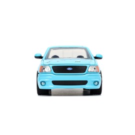 Jada Toys I Love The 90’s 1:24 1999 Ford F150 SVT Lightning Die-cast Car, Toys for Kids and Adults, Sky Blue (26136)