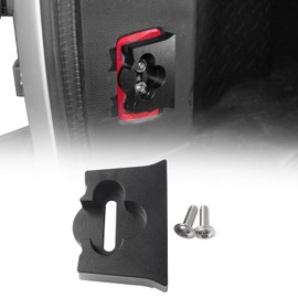 Hooke Road JK Tailgate Limiter Aluminum Alloy Tail Gate Stopper for 2007-2018 Jeep Wrangler JK, Rear Trunk Door Latch Anti-Abnormal Noise Reduces Tailgate Sinking