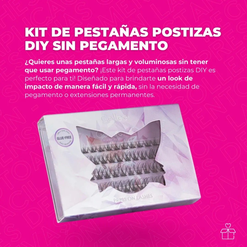 Extensiones De Pestañas Gollee No Necesitan Pegamento Lashes