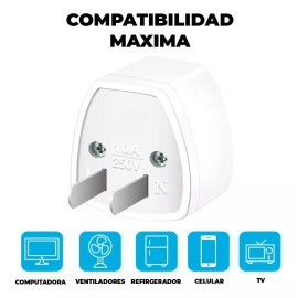 EGTMA Kit De 10 Adaptador De Corriente Internacional Enchufe Univ