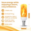 Fire Effect T6 T8 E12 LED Fire Candle Light Bulb
