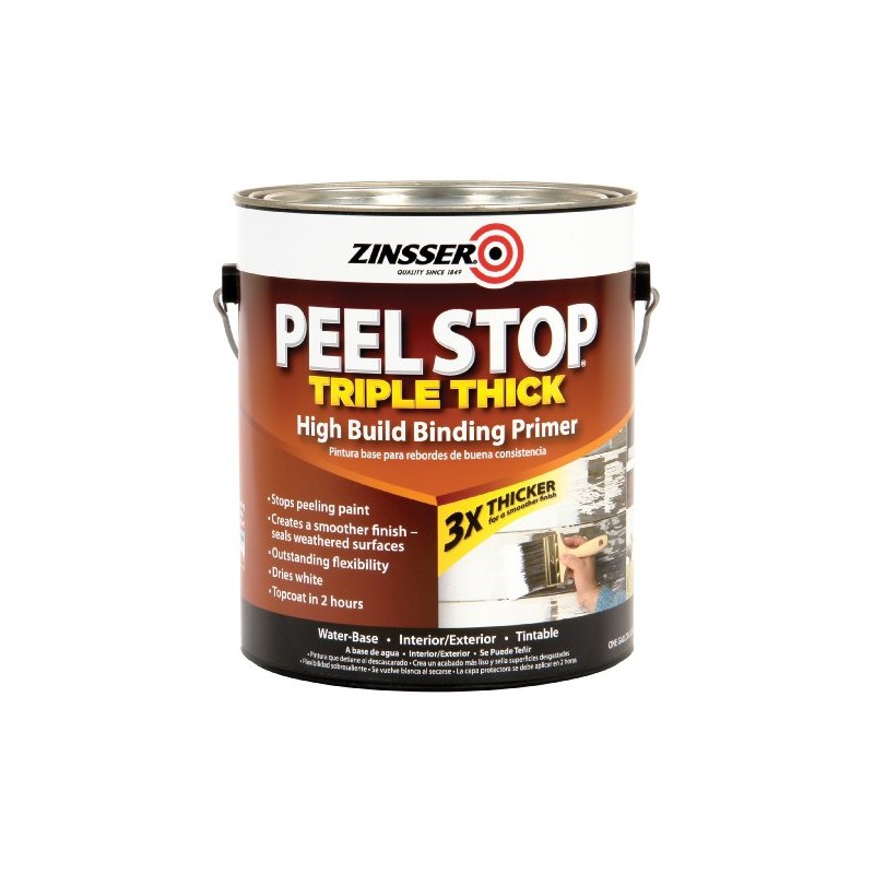Rust-Oleum Corporation Zinsser Peel Stop 260924 Triple-Thick Primer, 1-Gallon, White