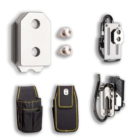 [LVORTX] One-touch Tool Holder Male Hardware [Stainless Steel/Fixed] Safety Metal Fittings Male Hardware Safety Hardware Adapter Can be used with one touch to customize your favorite tools and tool