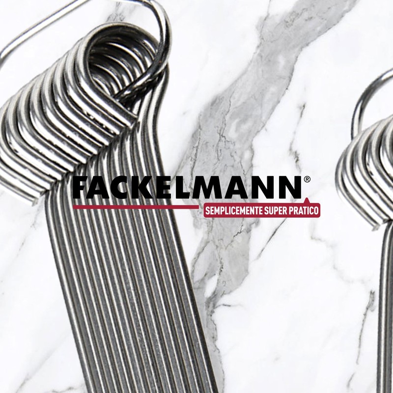 Fackelmann Set 20 Spiedini In Acciaio Inossidabile, Spiedini da 10