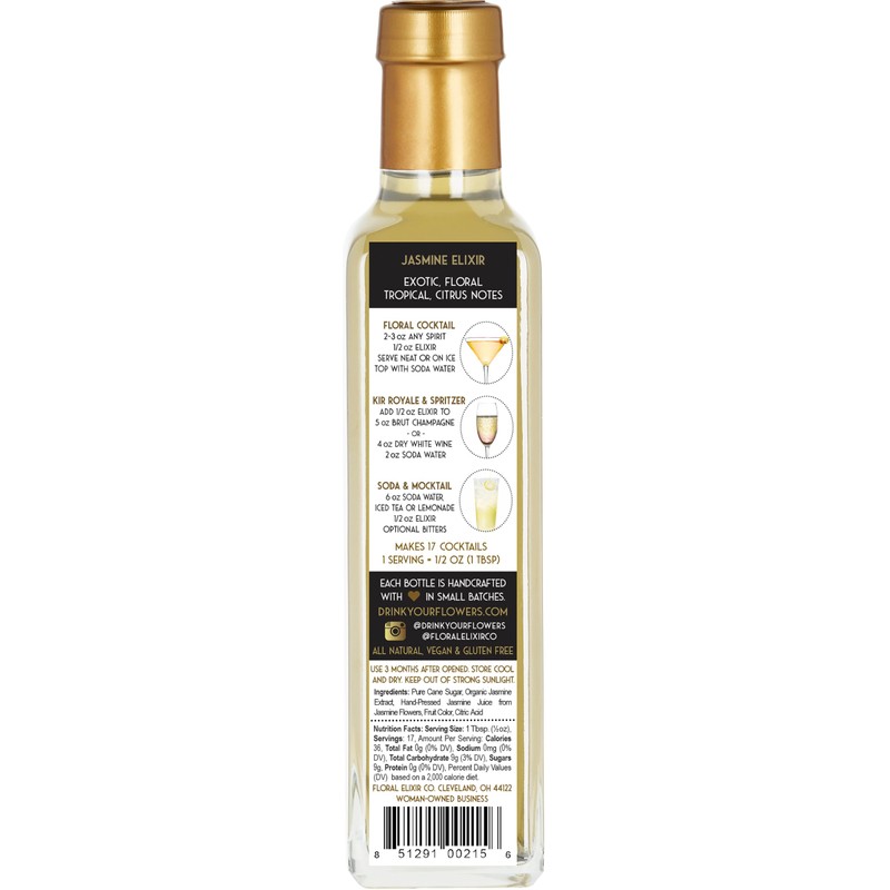 Floral Elixir Co. - All Natural FLOWER Syrup for Cocktails