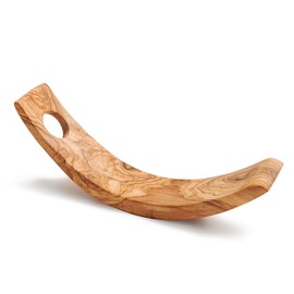 NATUREHOME Design Olivenholz Weinflaschenhalter Flaschenhalter Weinständer 25cm