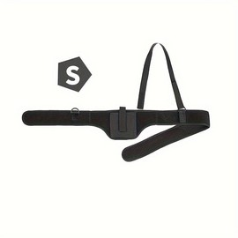 Ultra Permeable Pneumothorax Gun Holster, Hidden Carrying Universal Shoulder Holster, Universal Underarm Holster, Chest Pistol Holster, Fabric Comfortable Pistol Holster - Color: S