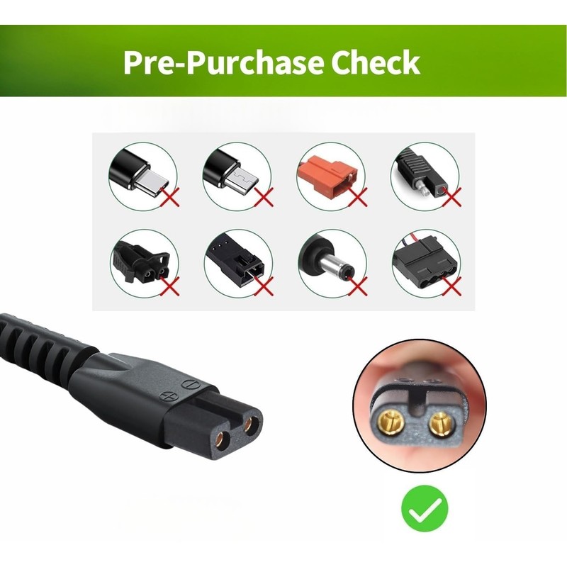 Replacement Charging Cable Compatible with Meridian Grooming Electric Shaver Trimmer,Charging