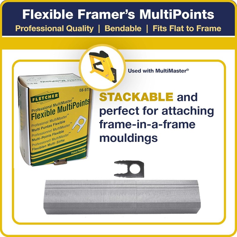 Fletcher® MultiMaster Twin Barbed Assembly Points-Staples
