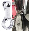 FLZOSPER 7/8-Inch 12 Point Box End Torque Adapter Extension 3/8’’