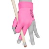KAMUI Billiard Glove - Quickdry - for Left Hand (Pink,