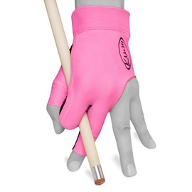 KAMUI Billiard Glove - Quickdry - for Left Hand (Pink, X-Large)