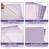 Luxoraiova Pack of 5 A4 Document Wallets, Waterproof Document Folders,