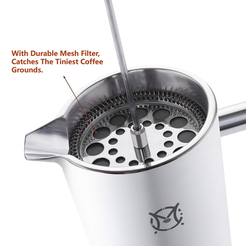 MAGICAFÉ French Press Coffee Maker – Single Serve 1 Cup