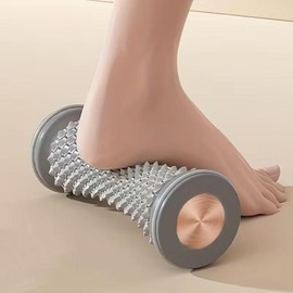 사계절 발바닥 마사지 롤러, 발 요가 근육 이완, 아치 트레이너, 가정용 휠, 내구성 있는 구조 [02 2pcs Grey] Seasonal Foot Sole Massage Roller, Foot Yoga Muscle Relaxation, Arch Trainer, Home Wheel, Durable Structure [02 2pcs Grey]