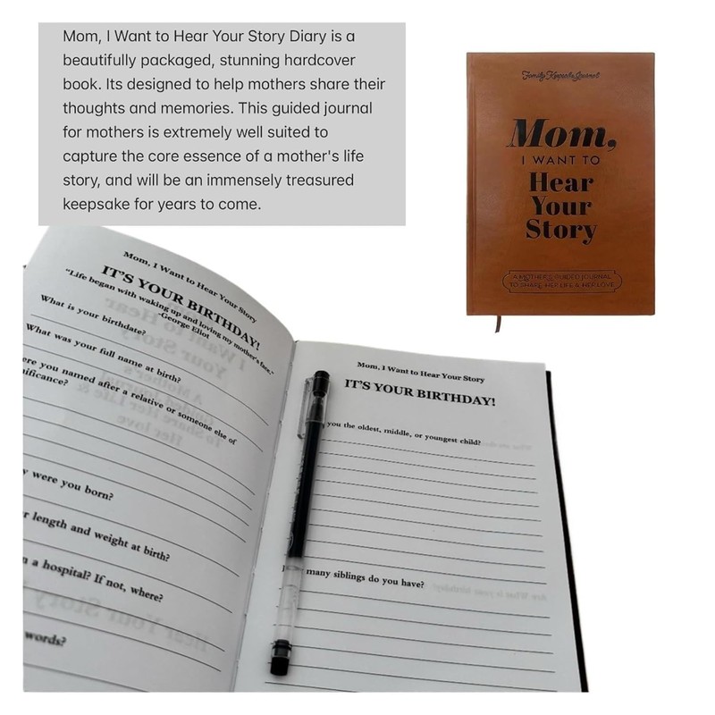 Mom, I Want to Hear Your Story", Vintage Look (MOM)
