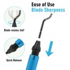 VASTOOLS Deburring Tools,7pc,High Grade Swivel Blades,Metal Handle Deburr Tool for