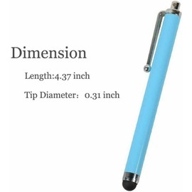 elitegadget 10 Pieces Random Color Stylus Pen - Colorful Universal Stylus Touch Screen Pen for Capacitive Touch Screens