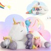 MorisMos Unicorn Cuddly Toy XXL with 4 Babies in the