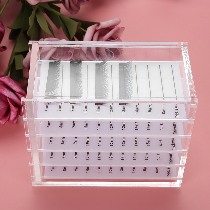 5 Layers Eyelash Extension Storage Box False Eyelash Display Makeup