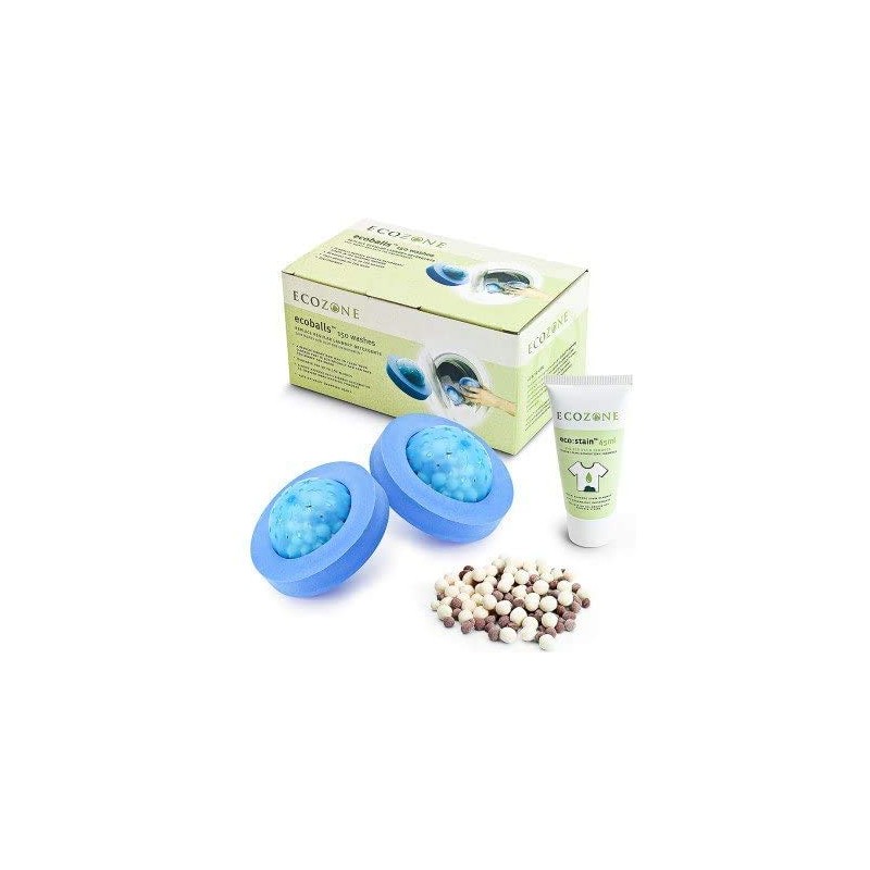 Ecozone Ecoballs 150 Laundry Detergent Free Balls, Fresh Scent, 150