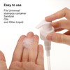 sourcing map 12Pcs Liter Pump Dispenser, 28/410 Universal Shampoo Container