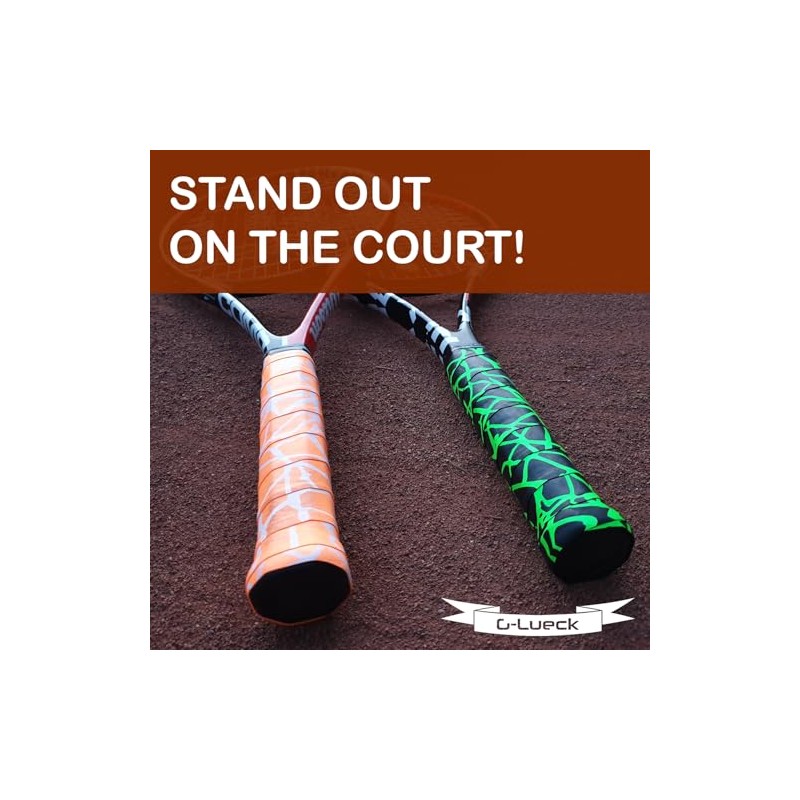 G-Lueck Overgrip for Tennis, Padel, Badminton or Squash Racket with