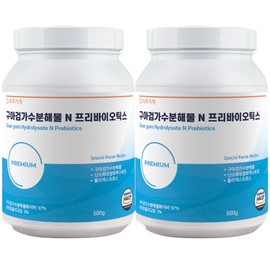 Jaju Store Guar Gum Hydrolyzate Prebiotics 500g x 2 / 자주가게 구아검가수분해물 프리바이오틱스 500g x 2개