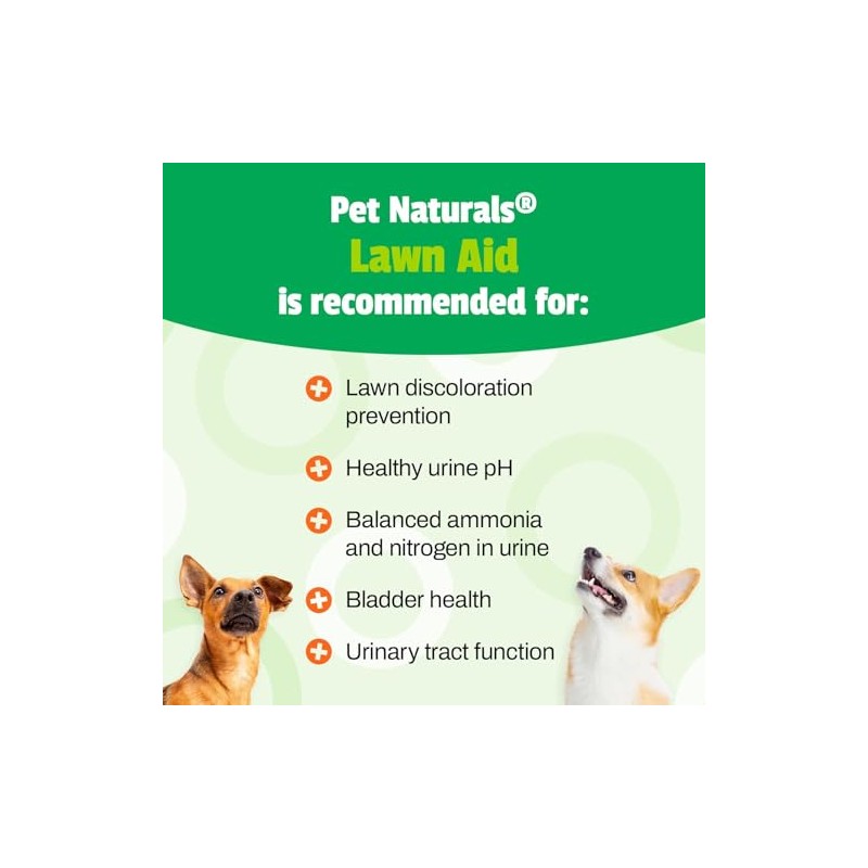 Suplemento para Perros Lawn Aid Evita Manchas de Orina en