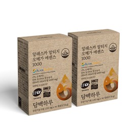 A simple day Simple Day Alaska Altige Omega Essence 1000 60 Capsules 2 Months 2 Boxes Vitamin D600IU / 담백하루 알래스카 알티지 오메가 에센스 1000 60캡슐 2개월 2박스 비타민D600IU
