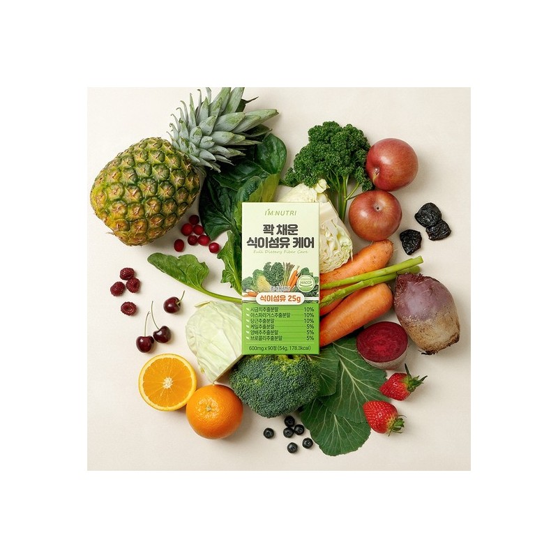 I'm Nutri Fully Fiber Dietary Fiber Care 18-Variety Fruit and