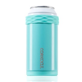CORKCICLE 3101T Spice of Life Insulated Can Holder, Koozie, Vacuum Insulated, Cold Insulator, Bottle, Stainless Steel, Turquoise