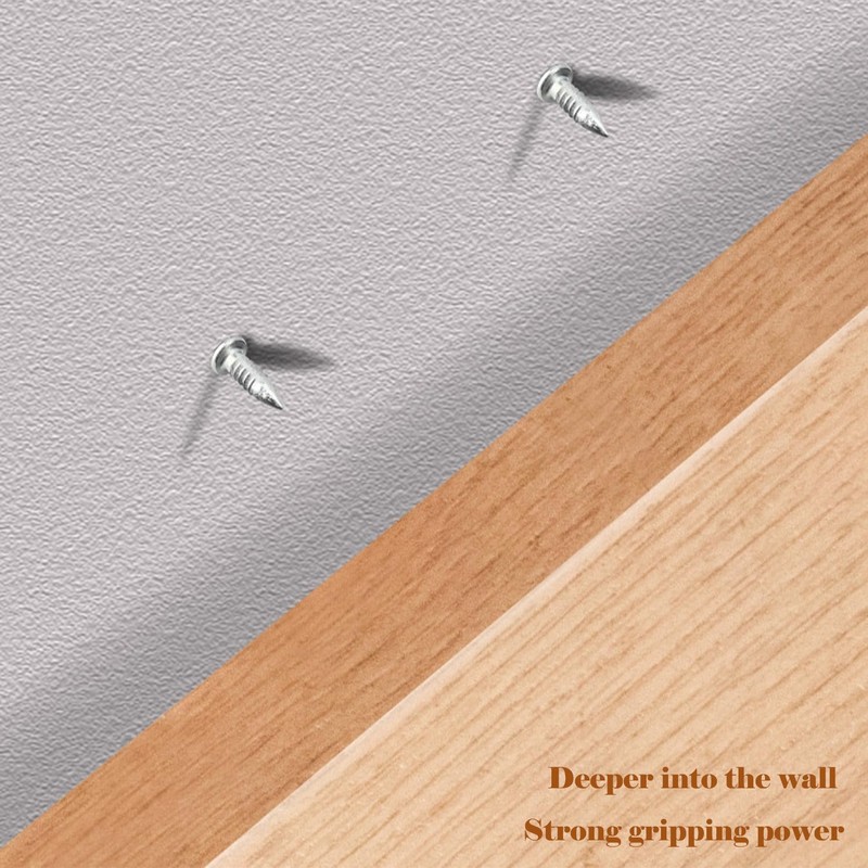 400 Pieces Seamless Nail with Double-Headed Set, Double Head Nails,