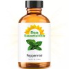 Best Peppermint Essential Oil 100% Purely Natural Therapeutic Grade 4oz