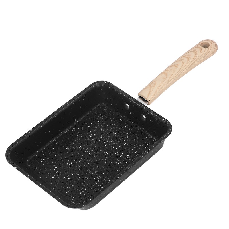 Frying Pan Iron Non Stick Coating Square Thick Multifunction Japanese