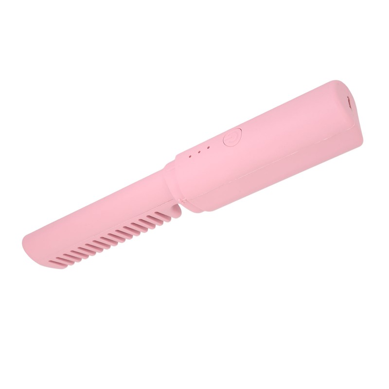 Cordless Hair Straightening Brush Prevent Damage USB Rechargeable Hair Straightener