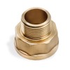Adapter 3/4" Male x 1 “ Female Threaded Brass Construction