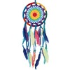 GURU SHOP Dream Catcher Rainbow with Crochet Net - Colourful