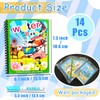 14 Pcs Water Coloring Books,Water Paint Book,Water Painting Book,Paint with