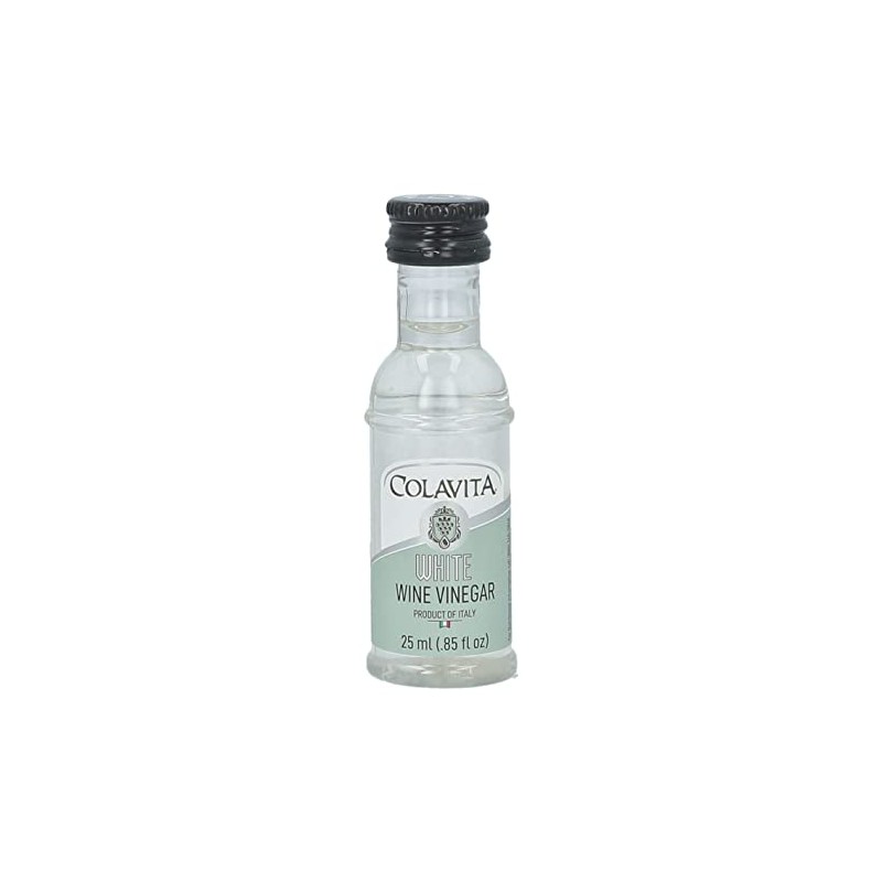 Colavita Mini Sizes - White Wine Vinegar, Pack of 80