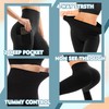 SINOPHANT High Waisted Leggings with Pockets Women, Full Length Capri