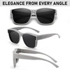 GEGURI Polarized Sunglasses Fit Over Glasses for Men Women, Oversized