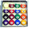 POOL BALLS SPOTS & STRIPES 1 1/2" (3.81cm) SMALL BALLS