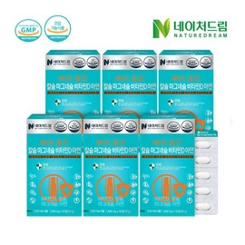 Nature Dream Calcium Magnesium Vitamin D Zinc Good for Bones 1000mg x 30 tablets 6 boxes / 네이처드림  뼈에 좋은 칼슘마그네슘비타민D아연 1000mg x 30정 6박스