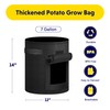 iPower 10-Pack 7-Gallon Potato Grow Bags Thickened Non-Woven Aeration Fabric