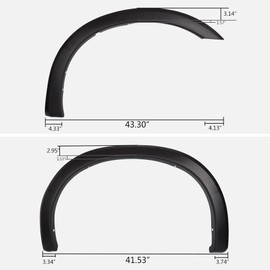 G-PLUS Fender Flares Replacement for Ford 1999-2007 F-250 F-350 F-450 Super Duty… (Factory Style)