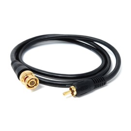 DRUT 1m BNC to RCA Phono Plug CCTV Cameras Coax Male to Male 75R Video Cable Lead 3.3ft