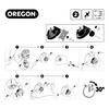 Oregon Pro 539138 Tap and Go Bump Fit Universal Trimmer